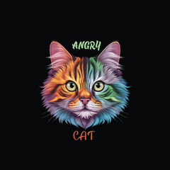 Cat Head Vector illustration