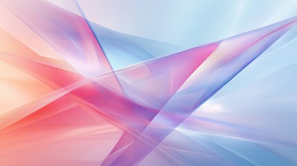 A colorful abstract painting with a pink and blue swirl