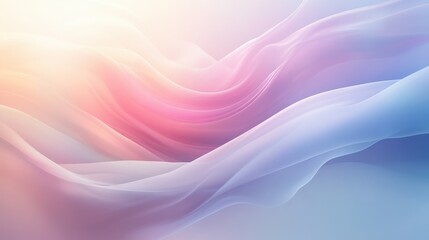 Fototapeta premium A colorful, flowing wave of pink and blue