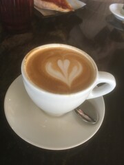 cup of coffee with milk