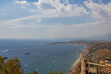 view of the city from the sea