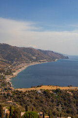 Obraz premium view of the sea from the top