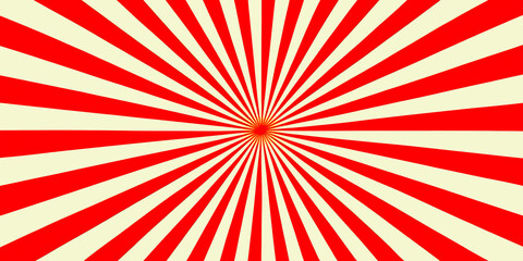 Fototapeta premium Sunray effect background with contrasting coloured.alternating rays radiate outward, creating a dynamic, energetic pattern.