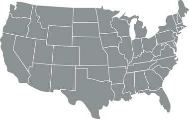 Detailed USA Map with States 
