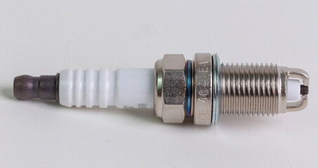 sparking plug on white background
