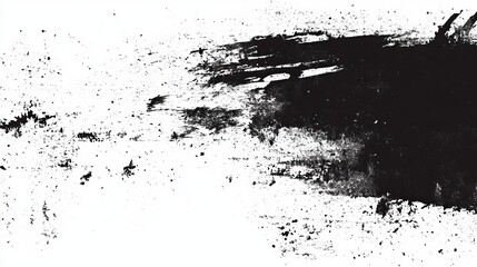 Rough black and white texture vector featuring a distressed overlay and a grunge background An abstract textured effect suitable for various design applications
