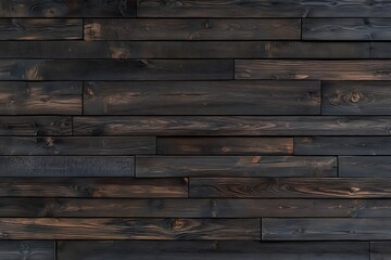 Dark Brown Weathered Wood Plank Texture Background