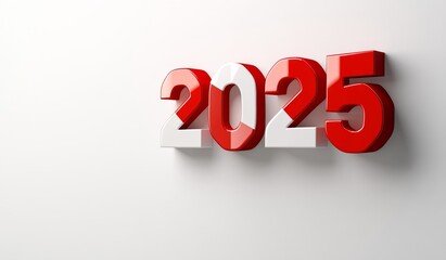 2025 New Year text effect