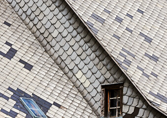 typische Dächer im Schwarzwald