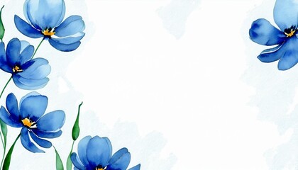 Fototapeta premium spring flowers frame