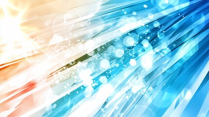 Abstract Blue Lines.