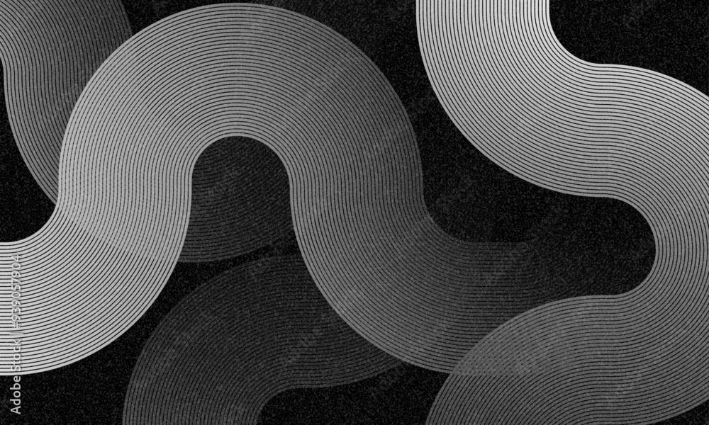 Poster Beautiful Vector color gradient background with noise and wavy lines. Abstract minimal grainy gradient banner background texture Colorful digital grain soft noise effect Nostalgia, vintage, retro