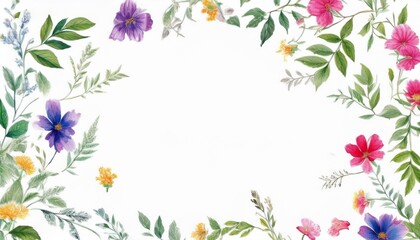 Obraz premium background with flowers
