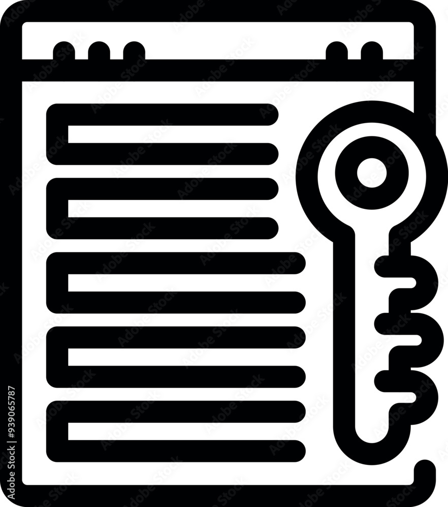 Poster symbolic representation of cybersecurity and data encryption, highlighting the importance of secure 