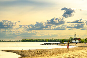 landscape with beach  and sky