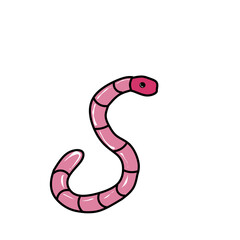 Fototapeta premium illustration of a snake