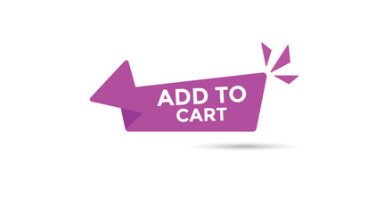 Add to cart  button web banner templates. Vector Illustration 
