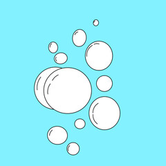 abstract background with bubbles