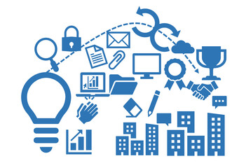 マインドマップのイラスト