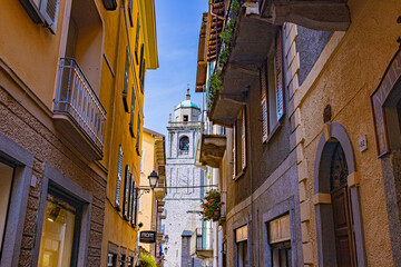 Fototapeta premium Come lake and in lombardia North Italy