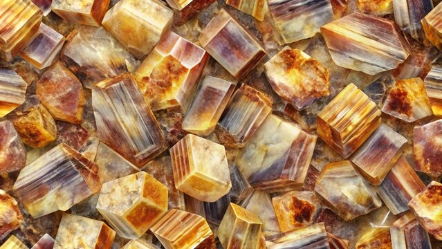 Cacoxenite crystal formation in purple and golden hues for metaphysical and decorative purposes