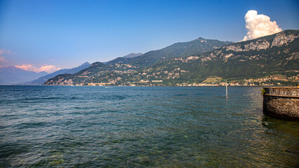 Obraz premium Come lake and in lombardia North Italy