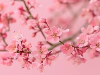 Fototapeta premium pink spring background