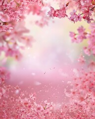 pink spring background