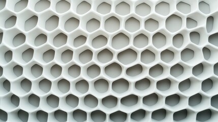 Abstract honeycomb pattern with geometric hexagonal shapes in a neutral color, ideal for backgrounds and design concepts.