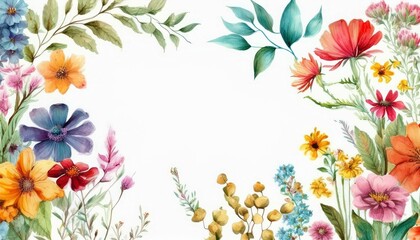 Obraz premium spring flowers background