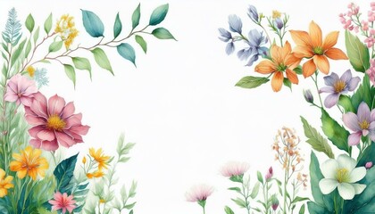 spring flowers background