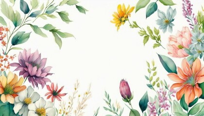 Fototapeta premium spring flowers background