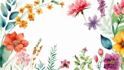 Obraz premium spring flowers background