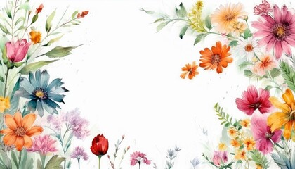 spring flowers background