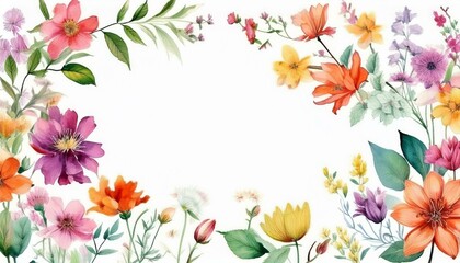 spring flowers background