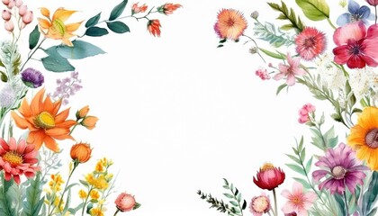Fototapeta premium spring flowers background