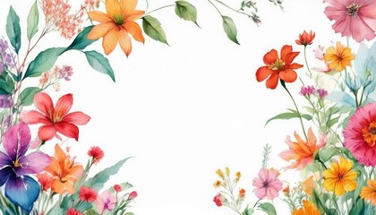 spring flowers background