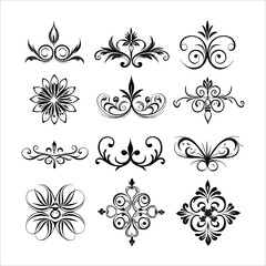 Beautiful Vintage Vector Decorative Elements and Ornaments - Elegant and Timeless Design"

