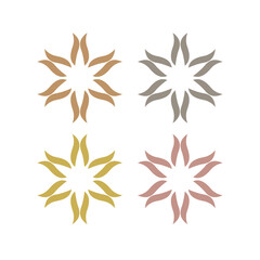 LUXURY ORNAMENTAL SPA AYURVEDA MASSAGE RESORT SIGN SYMBOL LOGO VECTOR