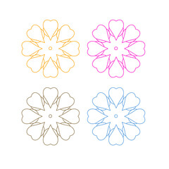 LUXURY ORNAMENTAL SPA AYURVEDA MASSAGE RESORT SIGN SYMBOL LOGO VECTOR