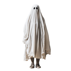 Fototapeta premium Ghost with White Sheet