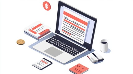 Online digital einvoice and statement software