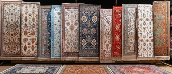 Prayer Rug Market Display Islam Religion Spiritual Symbol