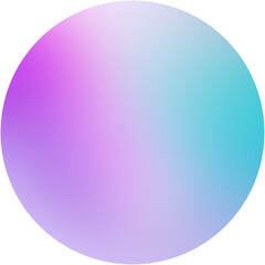 Obraz premium Soft pastel circle with a textured look on a clear checkered backdrop