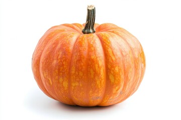 White background with a pumpkin