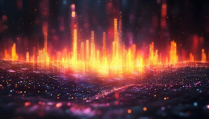 Abstract Background chart stock market.