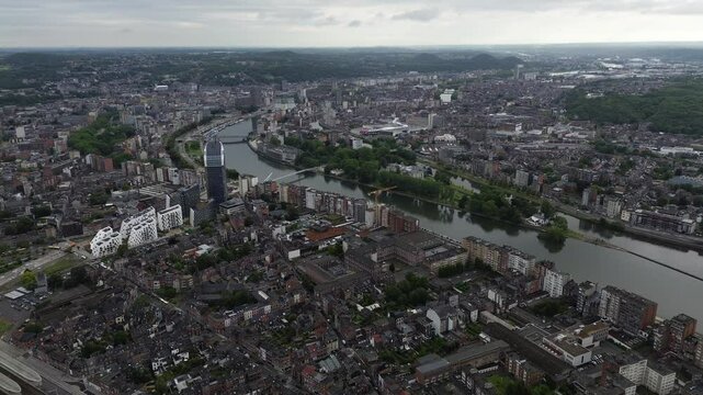 drone video Li&egrave;ge Belgium Europe
