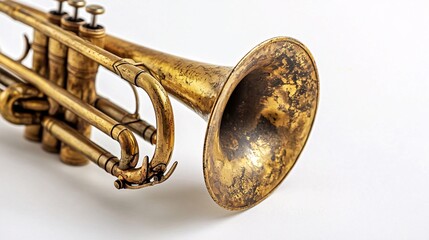 Obraz premium photo of a vintage trumpet