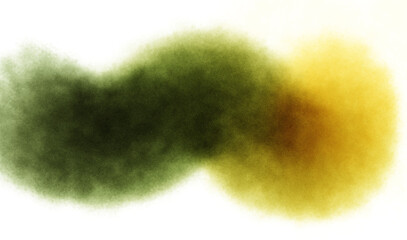 Abstract colorful grainy gradient texture overlay, empty space, noise texture effect, grungy texture, paint stains texture, realistic cutout on transparent background