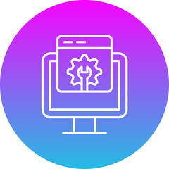 Web maintenance Icon